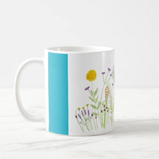 Sommerliche Blume Kaffeetasse (Links)
