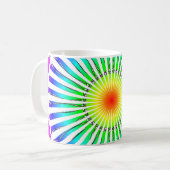 Sommerliche Blume Kaffeetasse (Vorderseite Links)