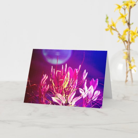 Sommerliche Blume Karte (Gelbe Blume)