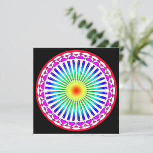 Sommerliche Blume Karte