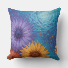 Sommerliche Blume Kissen