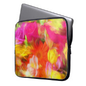 Sommerliche Blume Laptopschutzhülle (Vorderseite Links)