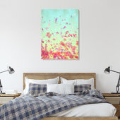 Sommerliche Blume Leinwanddruck (Insitu (Schlafzimmer))