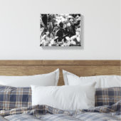 Sommerliche Blume Leinwanddruck (Insitu (Schlafzimmer))