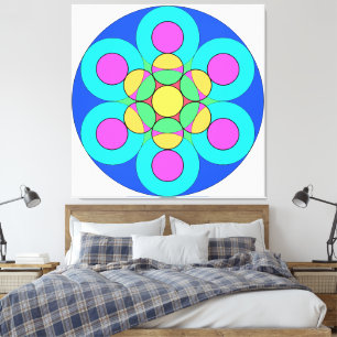 Sommerliche Blume Leinwanddruck