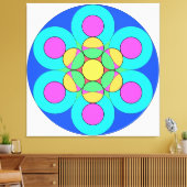 Sommerliche Blume Leinwanddruck (Insitu (Wohnzimmer))