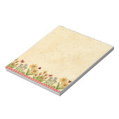 Sommerliche Blume Notizblock (Rotiert)