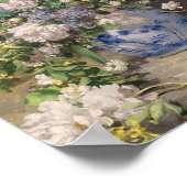 Sommerliche Blume, Öl auf Leinwand. A. Renoir Vint Poster (Ecke)