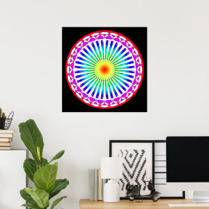Sommerliche Blume Poster