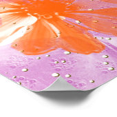 Sommerliche Blume Poster (Ecke)