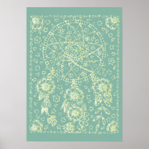 Sommerliche Blume Poster