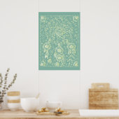 Sommerliche Blume Poster (Küche)