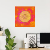 Sommerliche Blume Poster (Heimbüro)