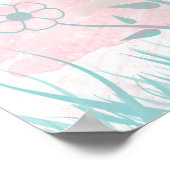 Sommerliche Blume Poster (Ecke)