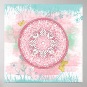 Sommerliche Blume Poster (Vorne)