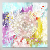 Sommerliche Blume Poster (Vorne)