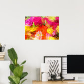 Sommerliche Blume Poster (Heimbüro)