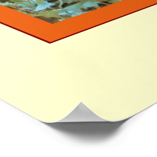 Sommerliche Blume Poster (Ecke)