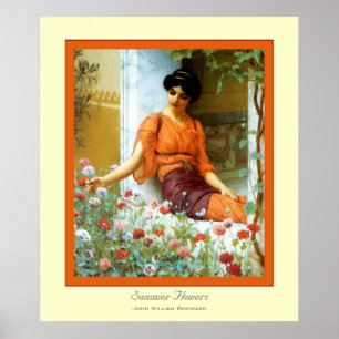 Sommerliche Blume Poster