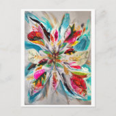 Sommerliche Blume Postkarte (Vorderseite)