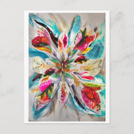 Sommerliche Blume Postkarte