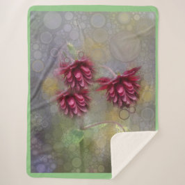 Sommerliche Blume Sherpadecke