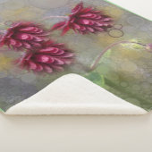 Sommerliche Blume Sherpadecke (3/4)