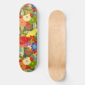 Sommerliche Blume Skateboard (Vorderseite)