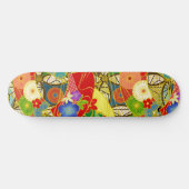 Sommerliche Blume Skateboard (Horizontal)