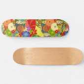 Sommerliche Blume Skateboard (Horizontal)