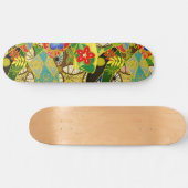 Sommerliche Blume Skateboard (Horizontal)