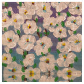 Sommerliche Blume Stoff (Nahaufnahme)