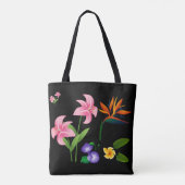 Sommerliche Blume Tasche (Rückseite)