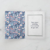 Sommerliche Blume und Needle zum Geburtstag Karte (Innenseite)