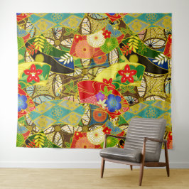 Sommerliche Blume Wandteppich