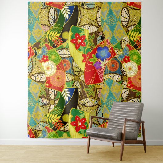 Sommerliche Blume Wandteppich (Beispiel)