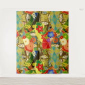 Sommerliche Blume Wandteppich (Vorderseite)