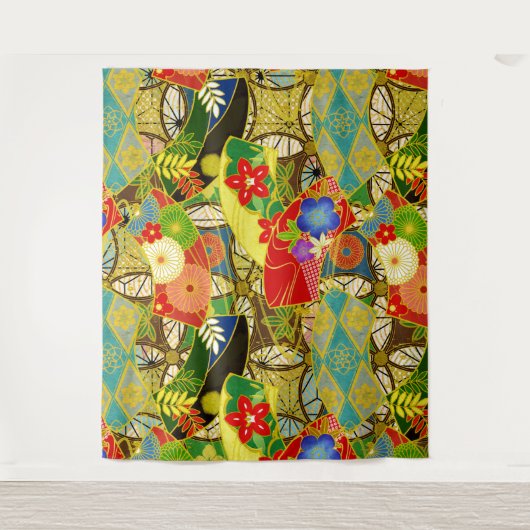 Sommerliche Blume Wandteppich (Vorderseite)