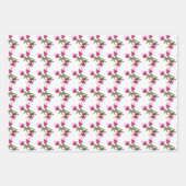 Sommerliche Blumenverpackungspapier Geschenkpapier Set (Vorderseite 3)