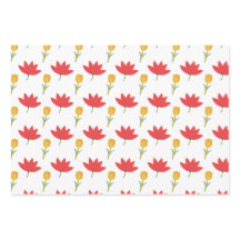 Sommerliche Blumenverpackungspapier