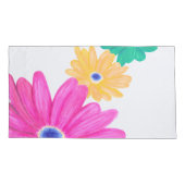 Sommerliche Blüten Kissenbezug (Rückseite-Links)