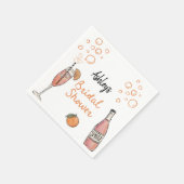 Sommerliche Brautparty Serviette (Ecke)