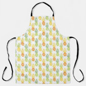 Sommerliche bunte Ananas-Frucht-Multifarben-Muster Schürze (Vorderseite)