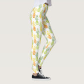 Sommerliche bunte Ananasfrucht-Multifarben-Muster Leggings (Rechts)