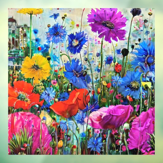 Sommerliche Erholung Fensteraufkleber (Blatt 3)