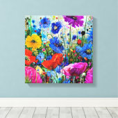 Sommerliche Erholung Leinwanddruck (Insitu (Holzboden))