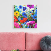 Sommerliche Erholung Leinwanddruck (Insitu (Wohnzimmer))