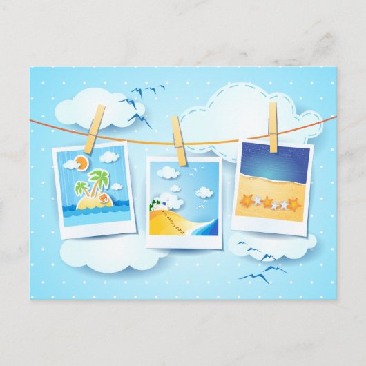 Sommerliche Erinnerungen, Postkarte (Vorderseite)