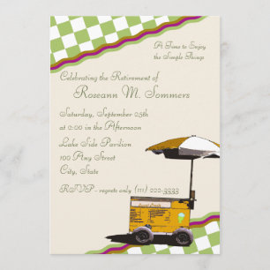 Sommerliche Erinnerungen/Ruhestand Einladung