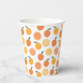 "Sommerliche Freude" Papiertasse Pappbecher (Rückseite)